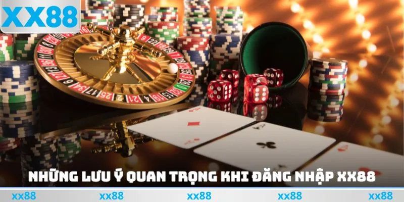 Những lưu ý quan trọng khi đăng nhập vào tài khoản xx88